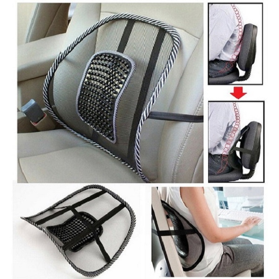 2 Respaldo Asiento Lumbar Auto Soporte Espalda Silla Oficina