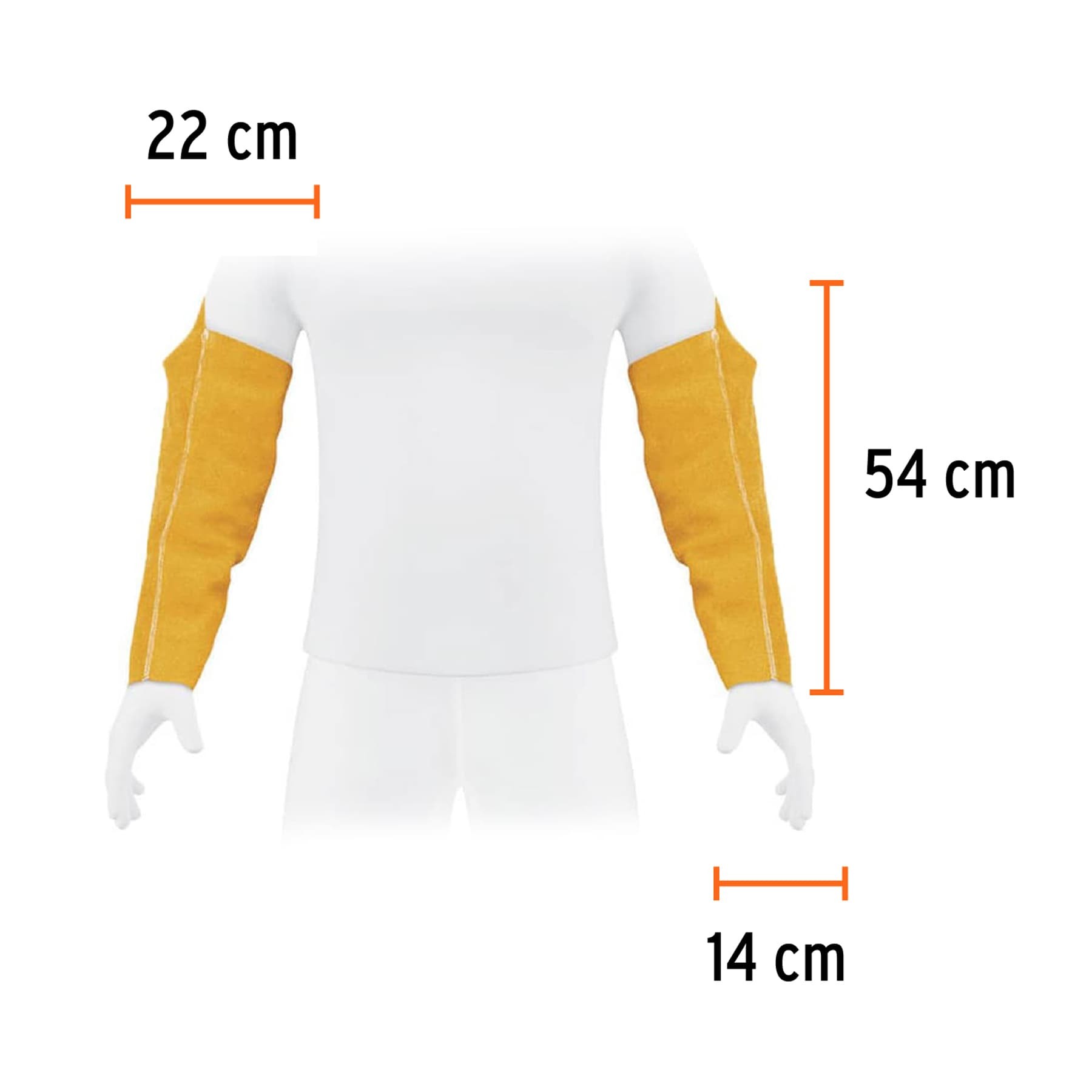 PROTECCIÓN PARA SOLDAR, MANGAS DE CARNAZA, TRUPER 13117