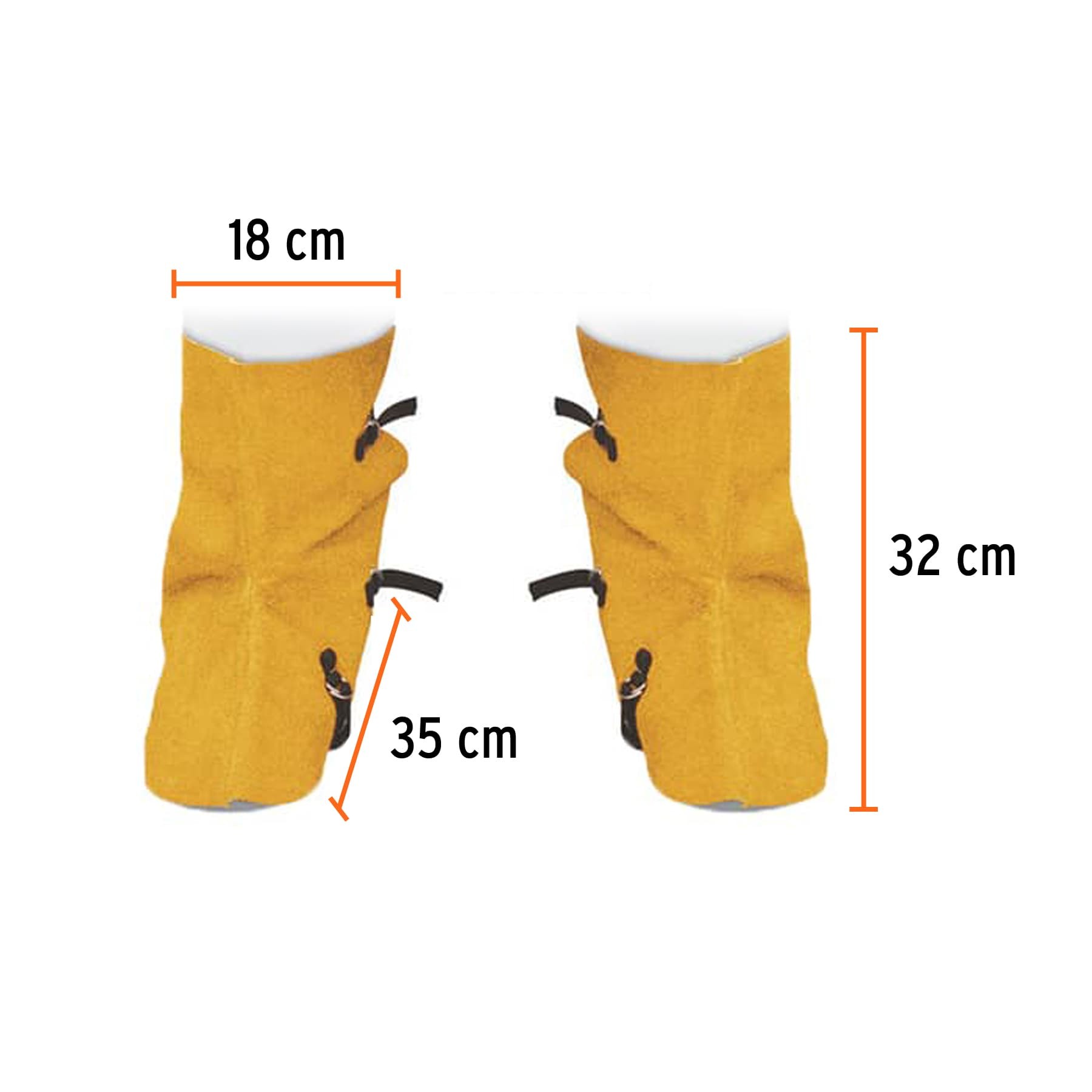 PROTECCIÓN PARA SOLDAR, POLAINAS DE CARNAZA, TRUPER 13118