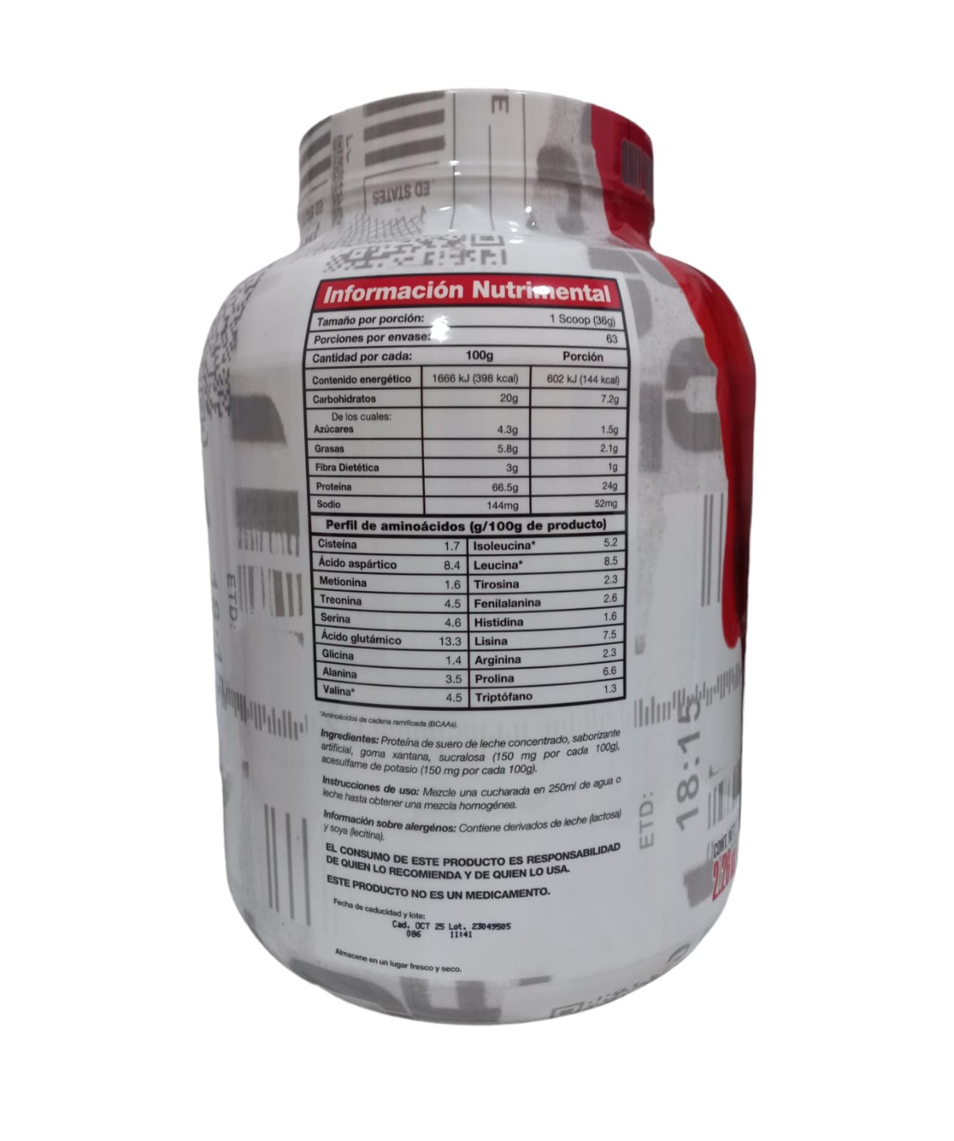 Proteina The Beast Whey 5lb 2.26kg 63 serv.