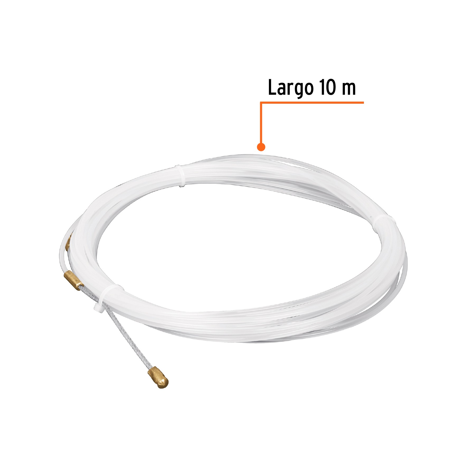 GUÍA DE NYLON DE 10 M PARA CABLE, TRUPER 17755