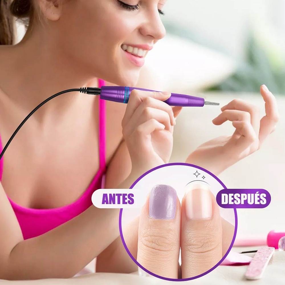 Drill Para Uñas Maquina Portátil Pulidor Esmeril Taladro