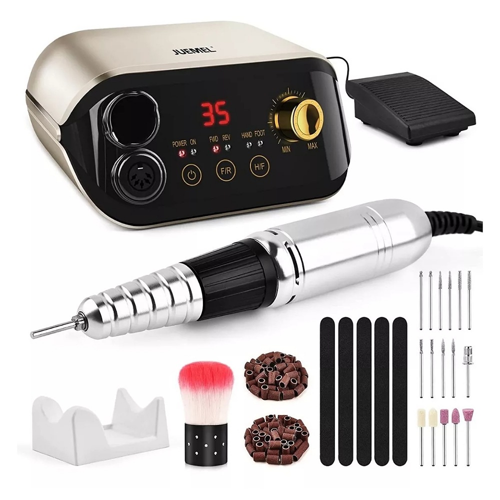 Pulidor Esmeril Drill Para Uñas Profesional C/pedal 35000rpm