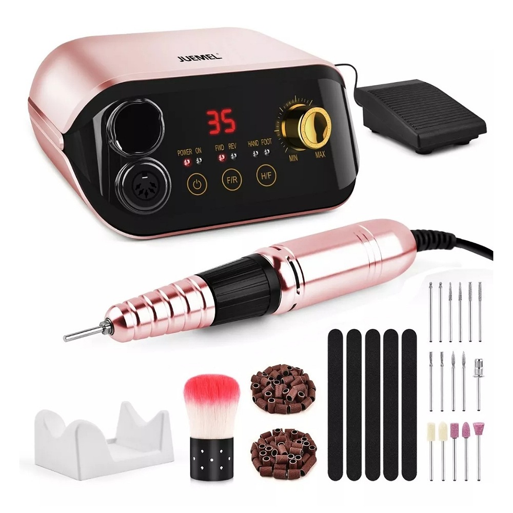 Pulidor Esmeril Drill Para Uñas Profesional C/pedal 35000rpm