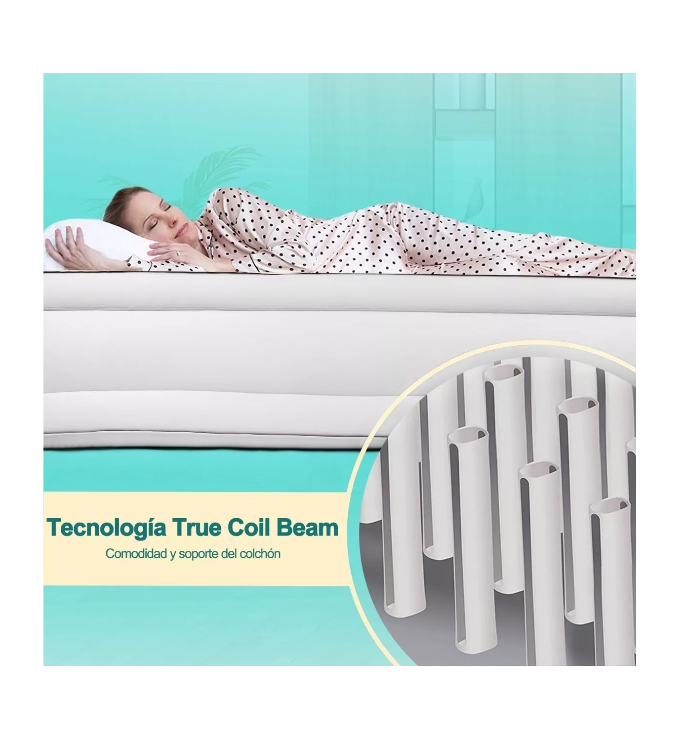 Colchones Inflables Matrimonial Con Bomba De Aire Eléctrica