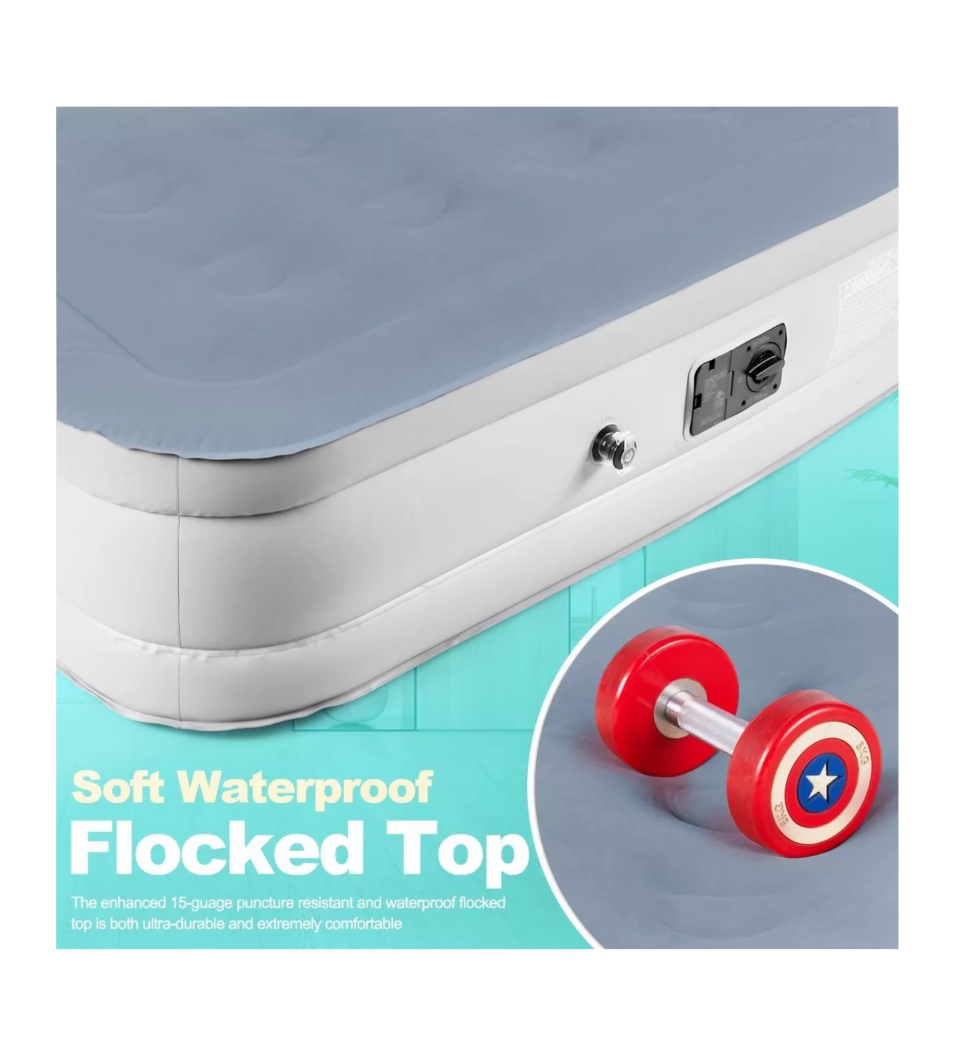 Colchones Inflables Matrimonial Con Bomba De Aire Eléctrica