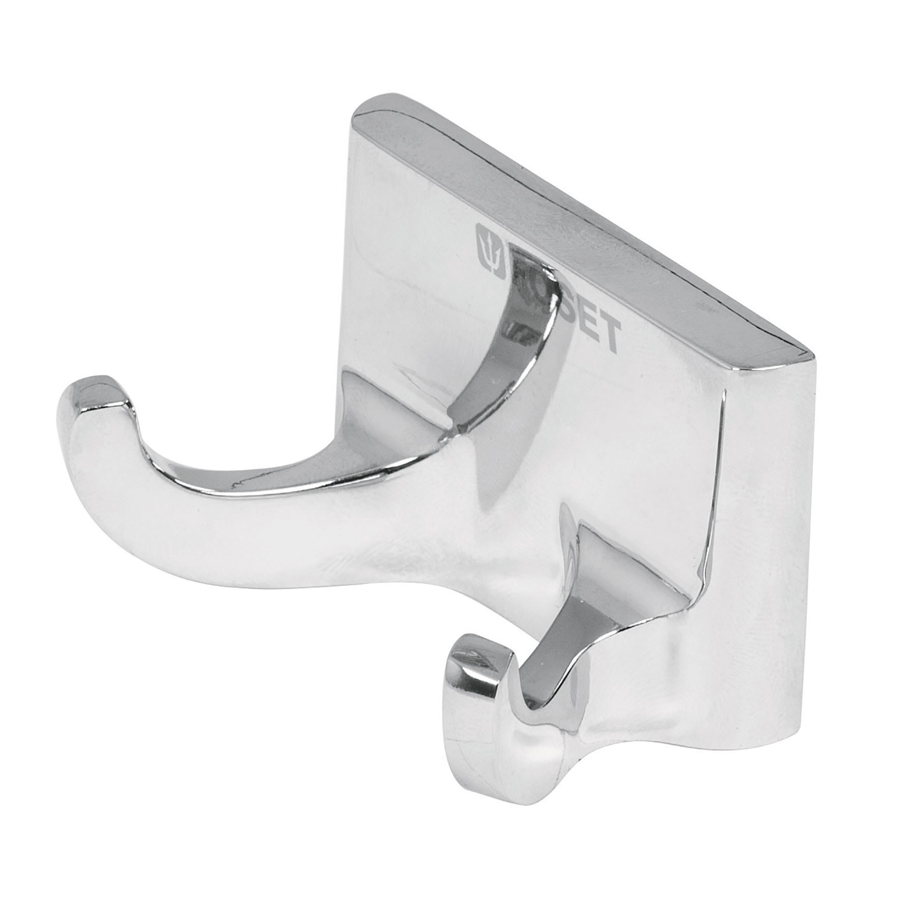 GANCHO DOBLE METÁLICO PARA TOALLAS, FOSET 49609