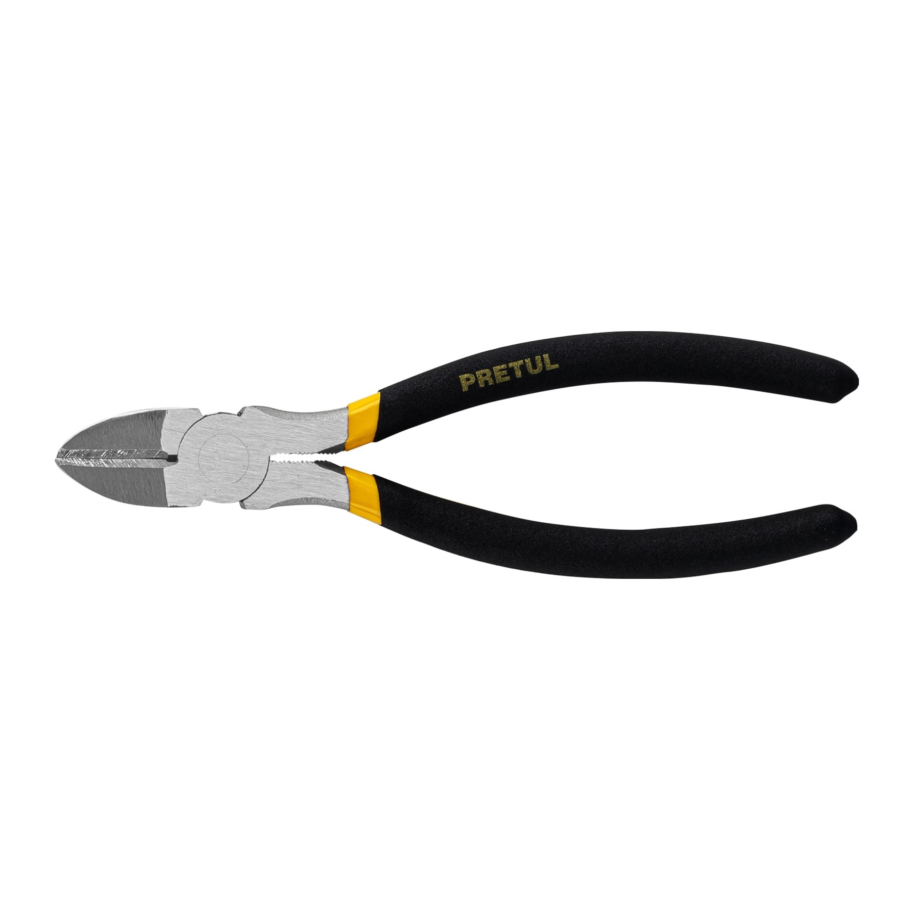 PINZA DE CORTE DIAGONAL 7" MANGO DE PVC, PRETUL 22637