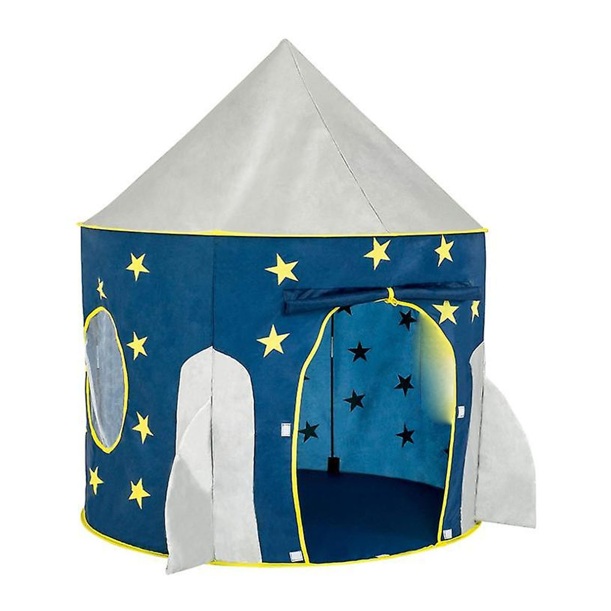 Casa de campaña para niños Tienda Castillo Cohete Espacial Astronauta Azul.
