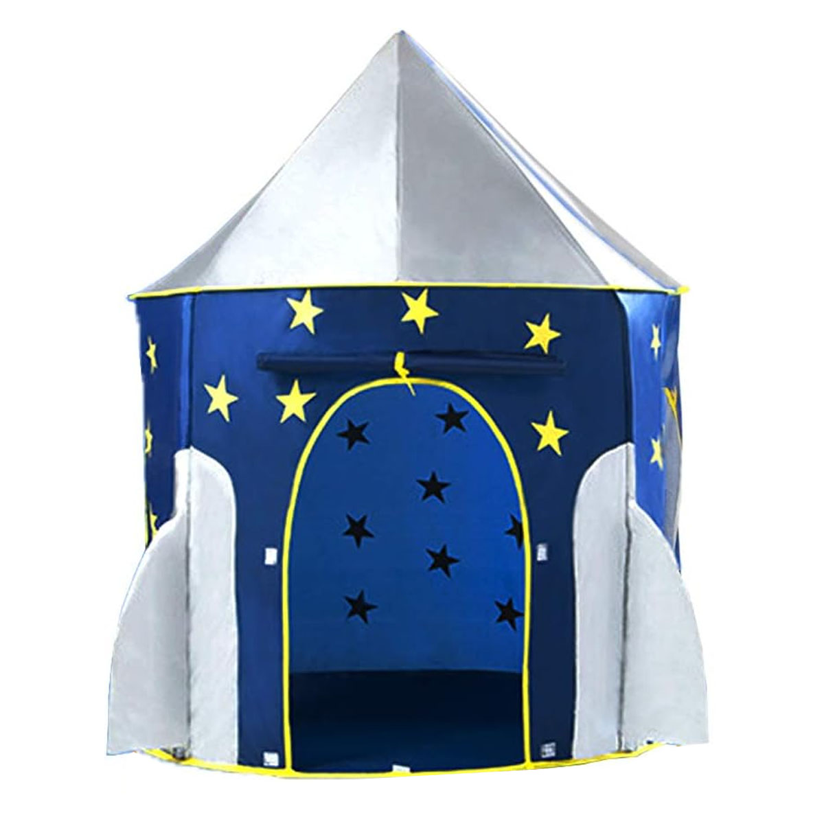 Casa de campaña para niños Tienda Castillo Cohete Espacial Astronauta Azul.