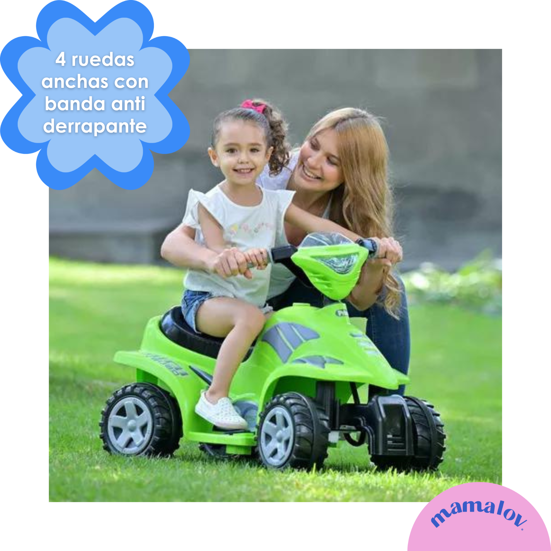 Montable Prinsel Moto Cross Premium Unisex - Verde