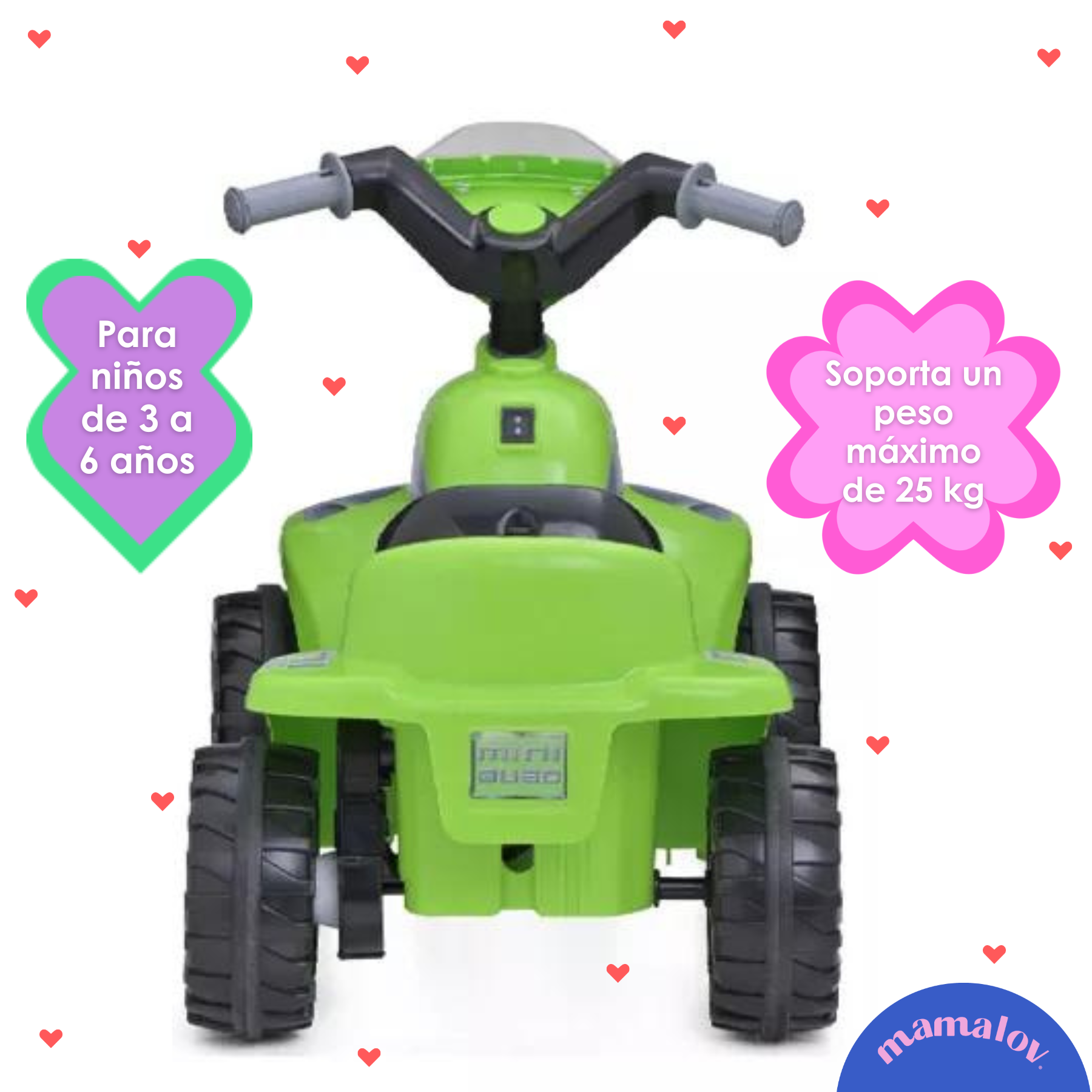 Montable Prinsel Moto Cross Premium Unisex - Verde