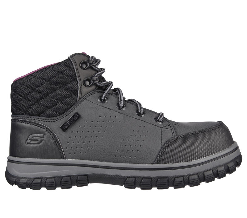 Bota Skechers Mujer Mccoll Toe Punta De Seguridad Dieléctrico Original 