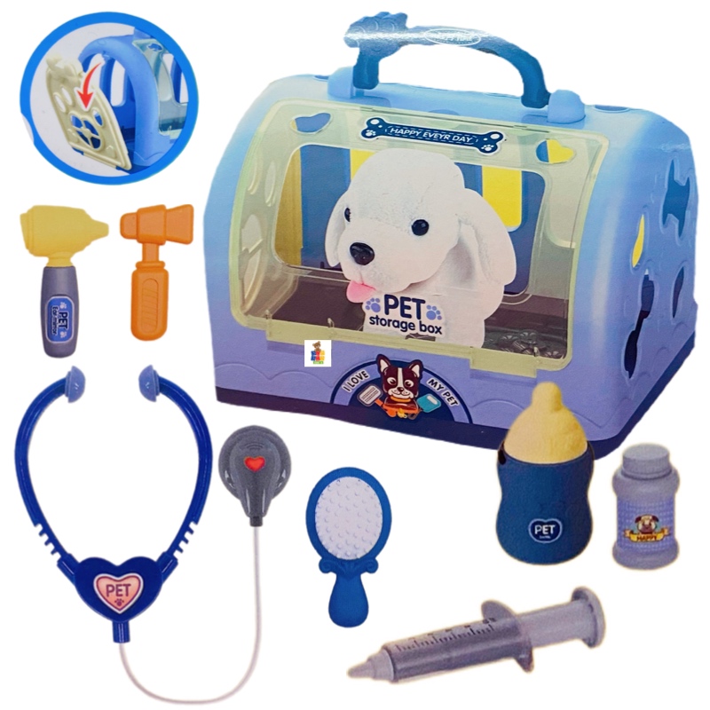 Maletín Veterinaria Transportadora Medico Mascotas 12pz