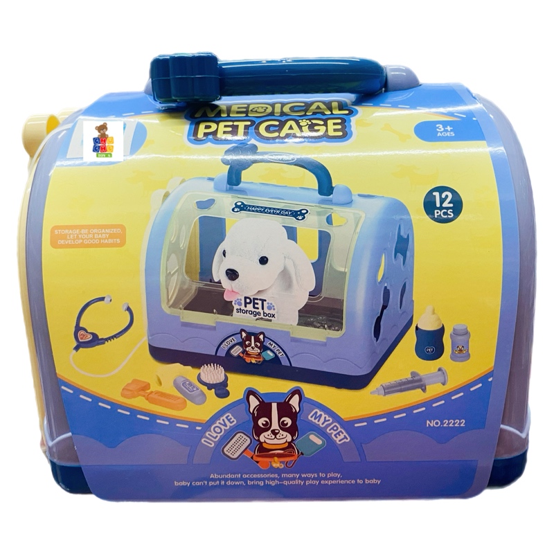 Maletín Veterinaria Transportadora Medico Mascotas 12pz