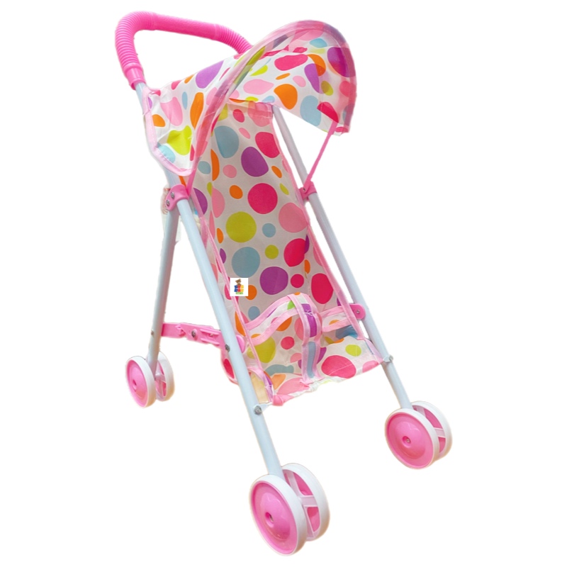 Carriola Metálica Con Sombra De Juguete Para Niñas