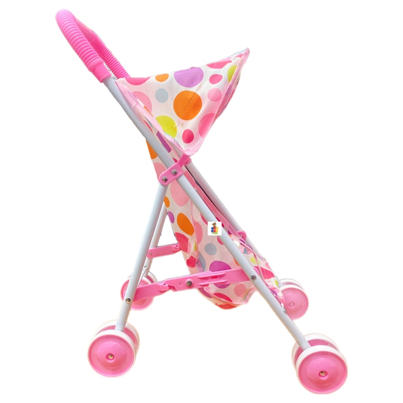 Carriola Metálica Con Sombra De Juguete Para Niñas