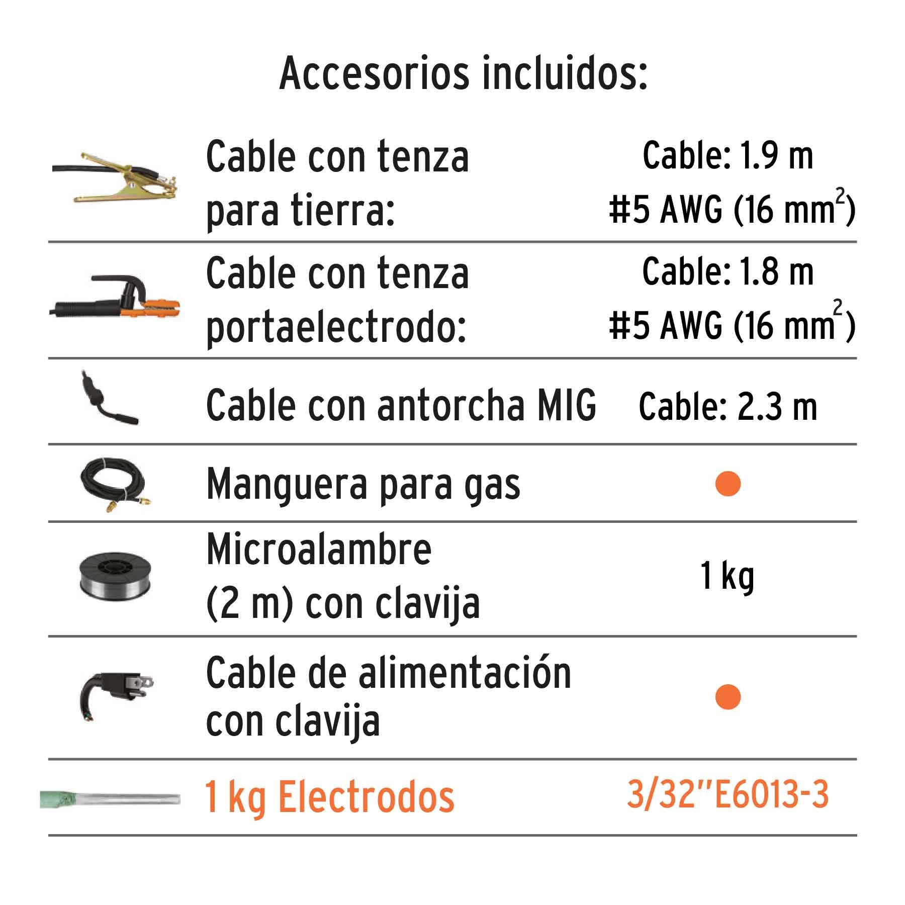 SOLDADORA PARA MICROALAMBRE Y ELECTRODO, 130 A, TRUPER 13191
