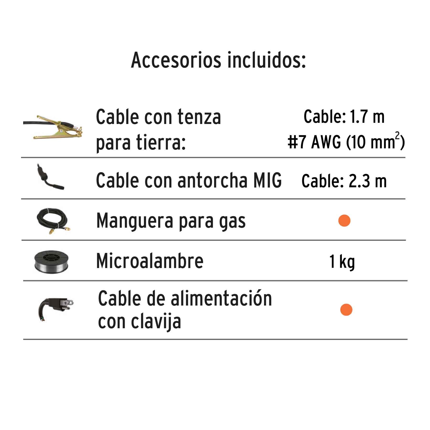 SOLDADORA PARA MICROALAMBRE, 130 A, TRUPER 13192