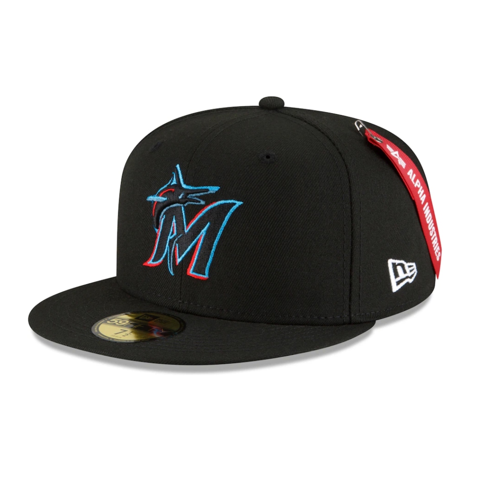 Gorra New Era Miami Marlins Alpha Industries Ngero 59fifty 60194095
