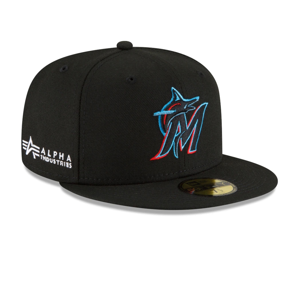 Gorra New Era Miami Marlins Alpha Industries Ngero 59fifty 60194095