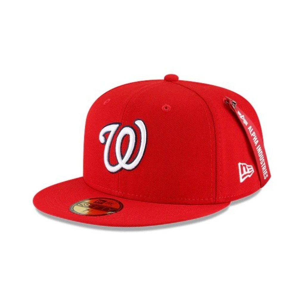 Gorra New Era 59fifty Washington Alpha Industries Roja 60194110