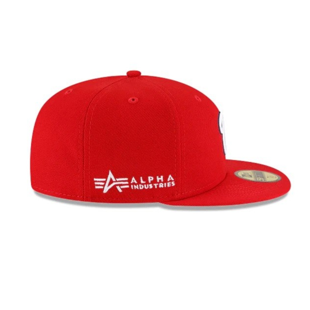 Gorra New Era 59fifty Washington Alpha Industries Roja 60194110