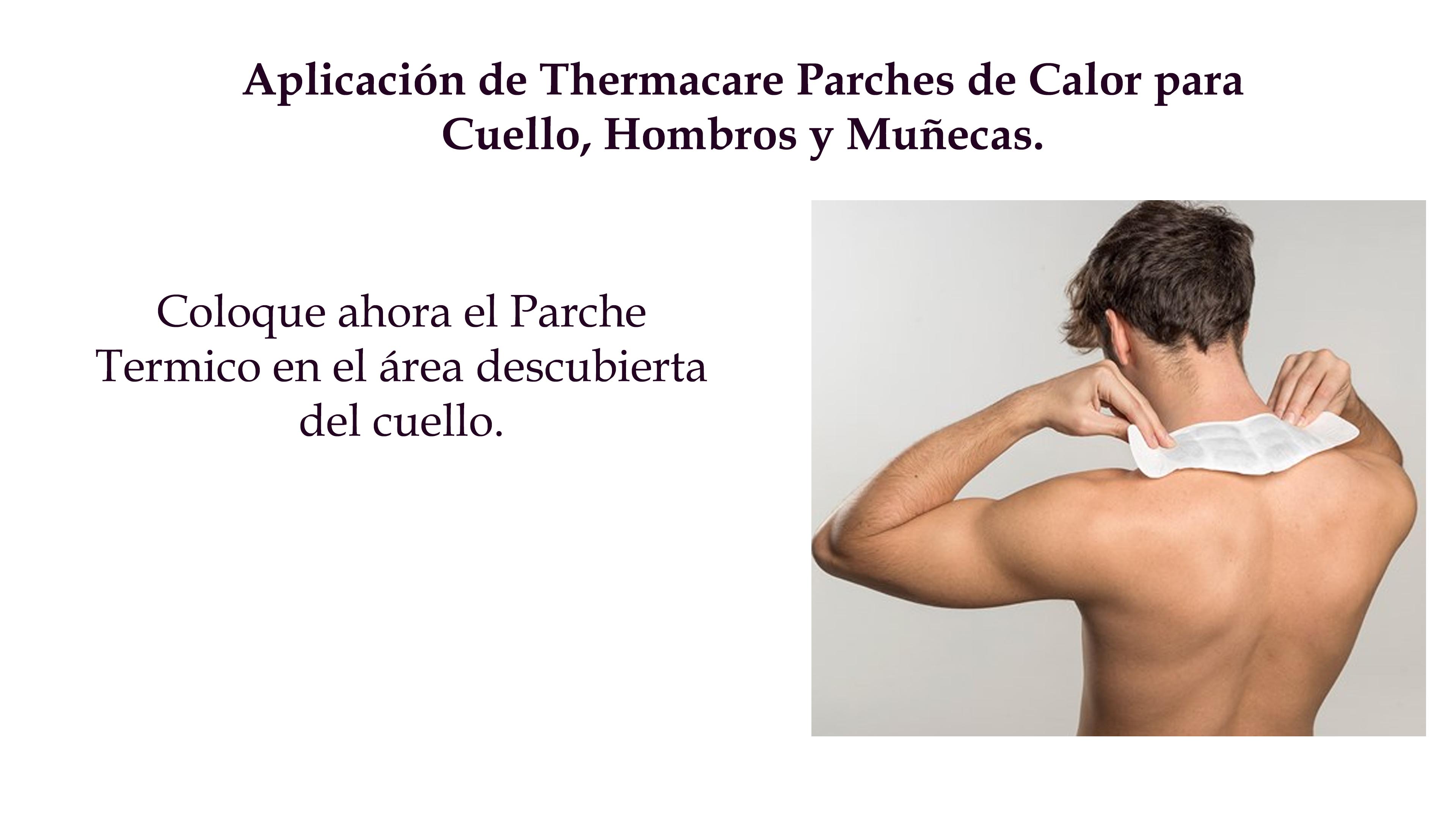 Parches Termicos ThermaCare Dolor de Cuello-Hombros 3pz 