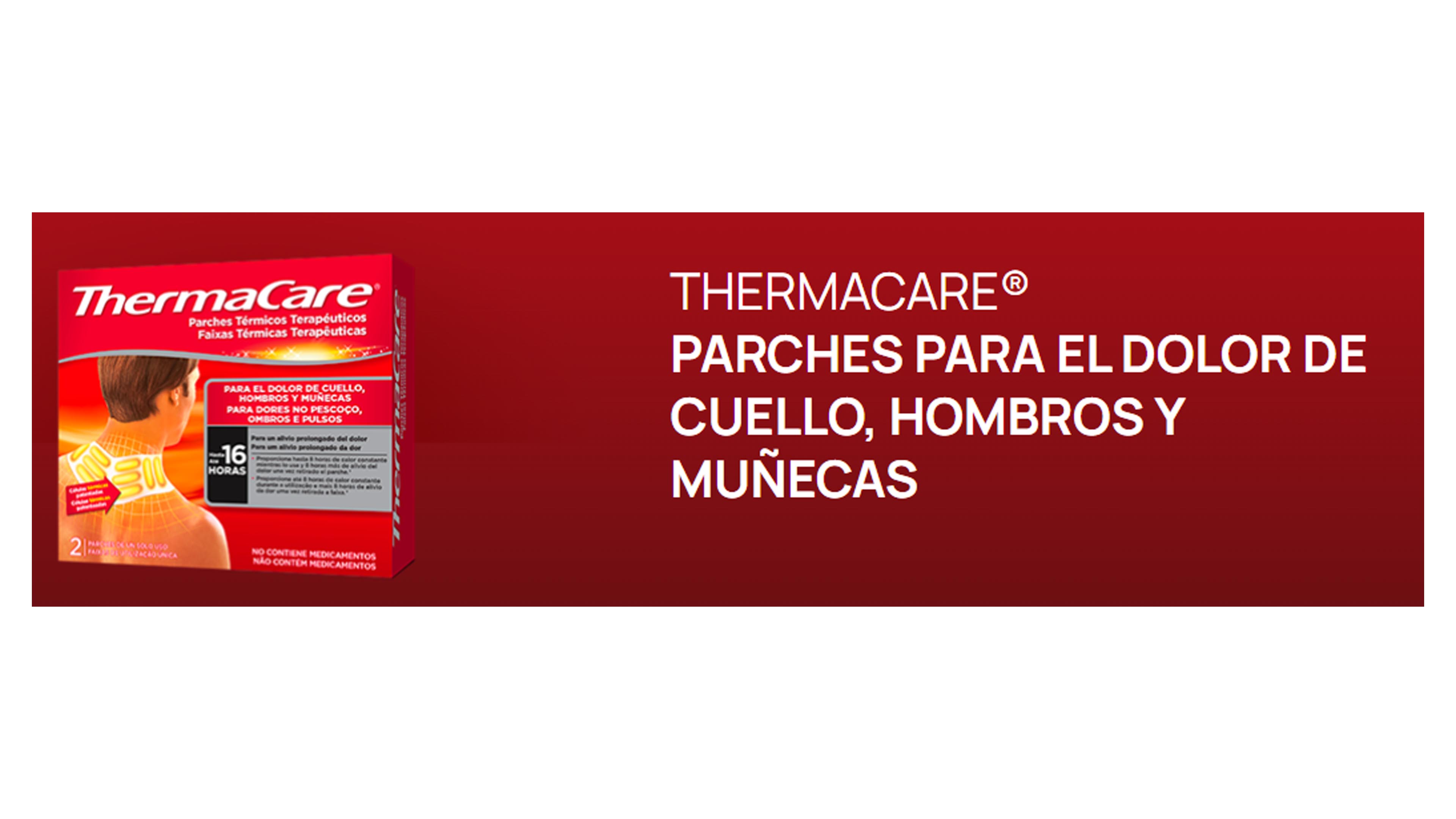 Parches Termicos ThermaCare Dolor de Cuello-Hombros 3pz 
