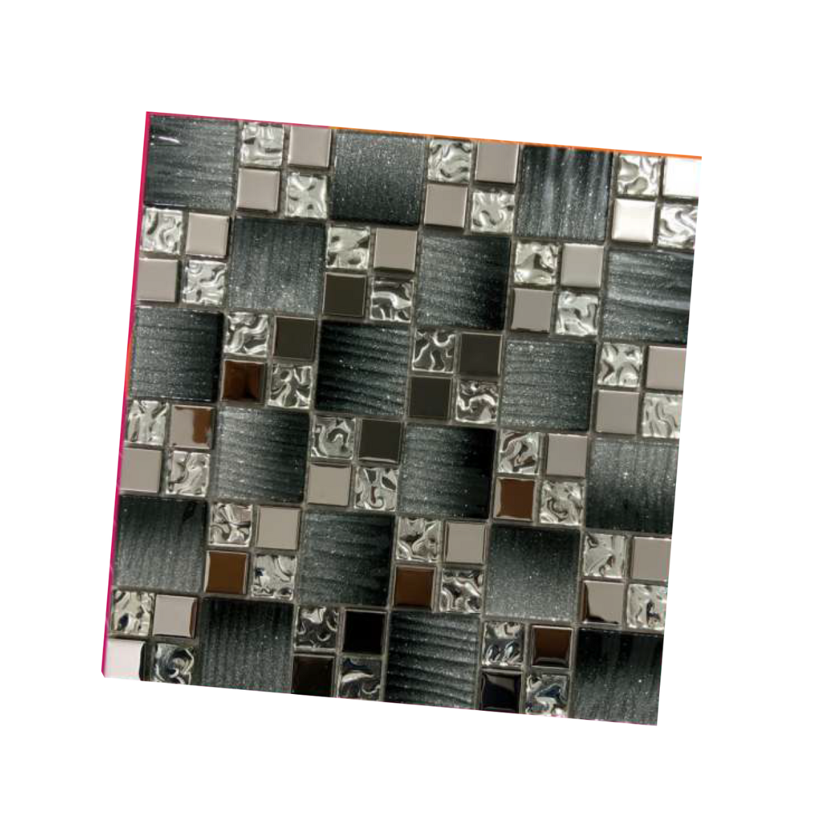 Malla / cenefa / Mosaico decorativa 100% cristal mod. TERE 30X30CM