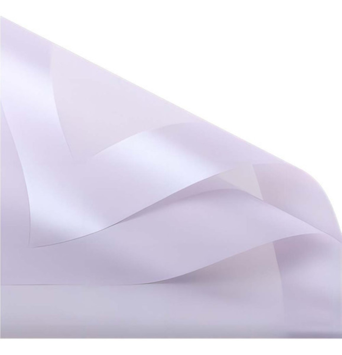 20 Hojas Papel Coreano Para Ramos Bouquet Floral Traslúcido 001Púrpura