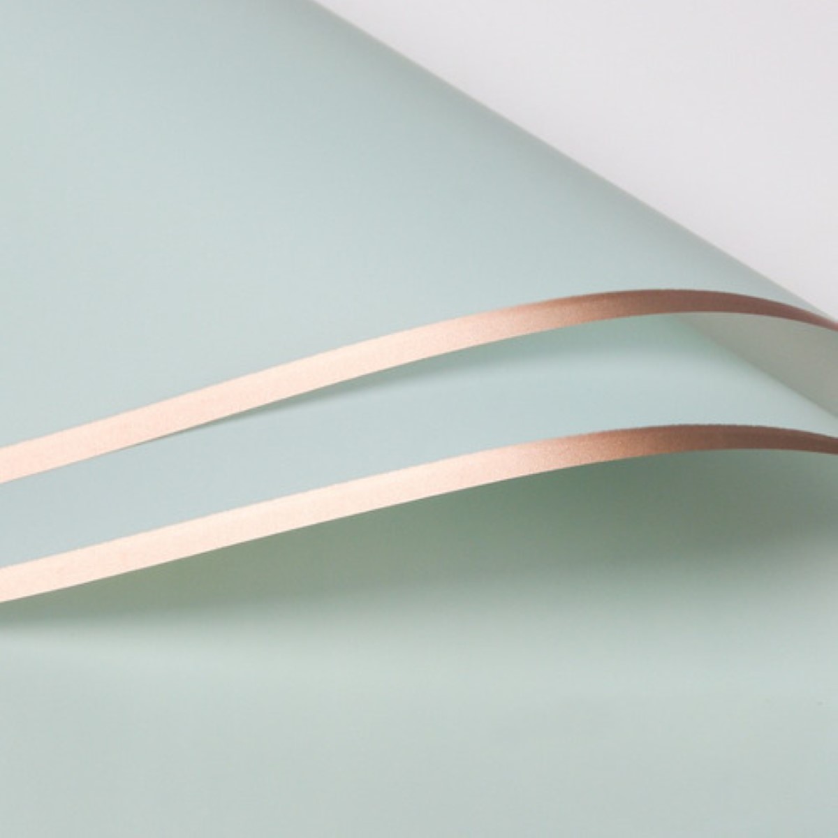 20 Hojas Papel Coreano Para Ramos Bouquet Floral Traslúcido 002Verde