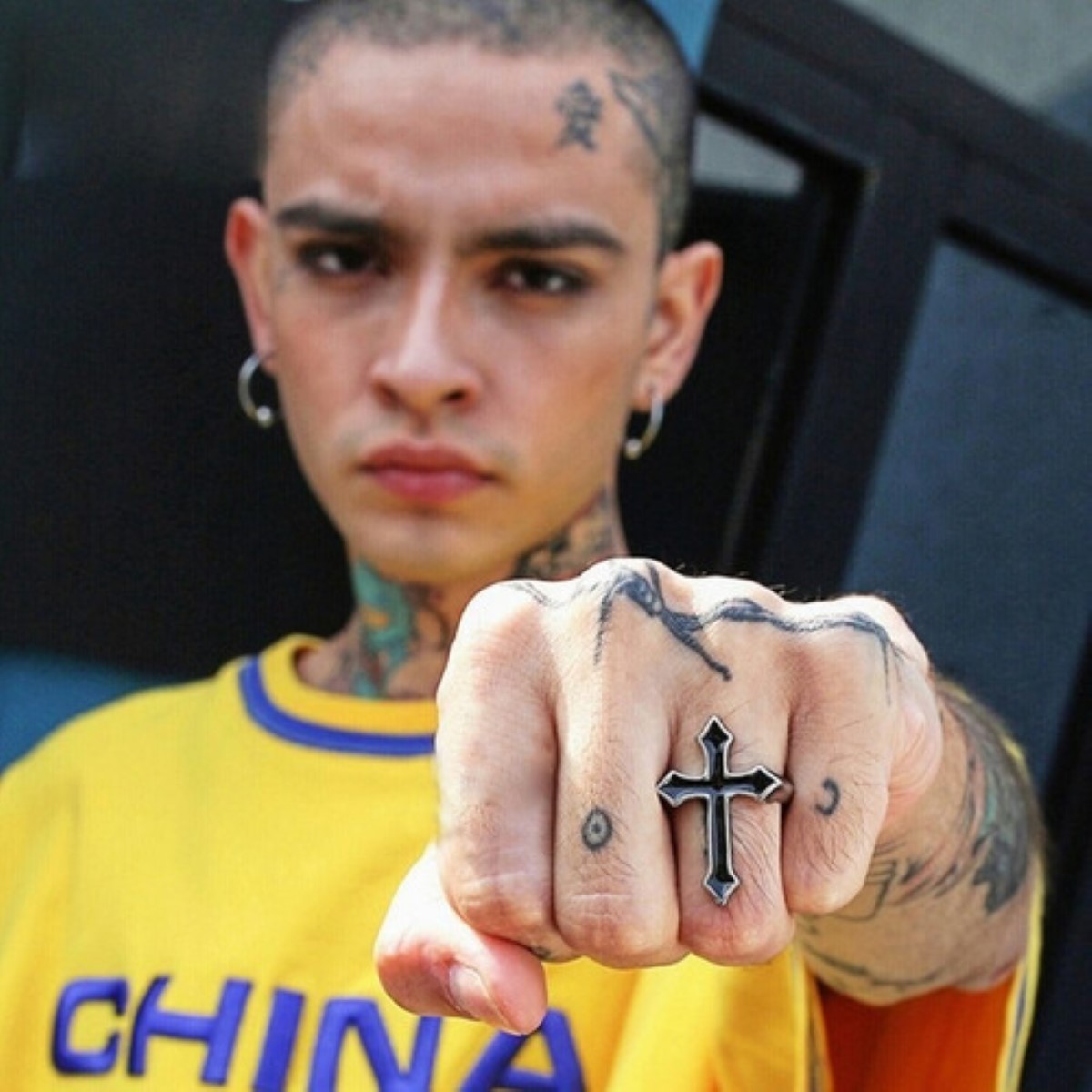 Joyería Anillo Ajustable Gótica Punk Unisexo Diseño Original Plata