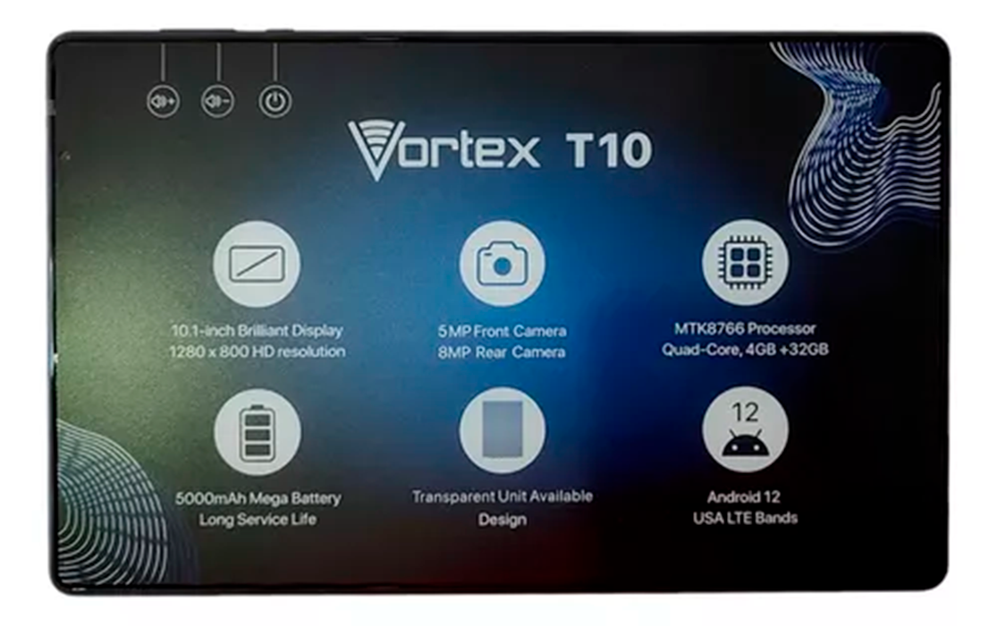 Tablet Vortex T10m Sim Blue 4g LTE 32gb 4 Ram + Funda