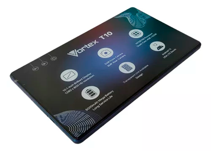 Tablet Vortex T10m Sim Blue 4g LTE 32gb 4 Ram + Funda