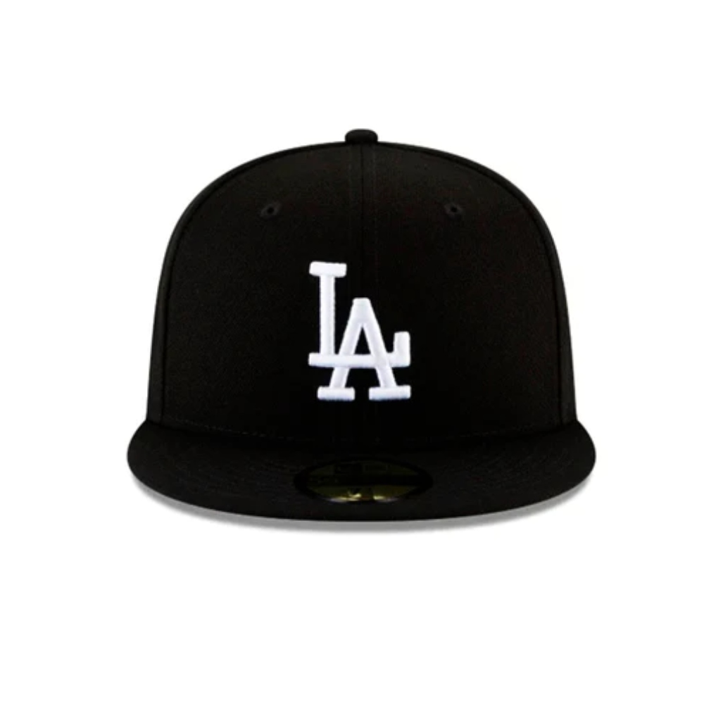 Gorra New Era Los Angeles Dodgers Black & White 59FIFTY Cerrada 11591149