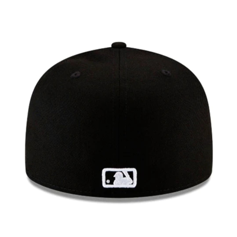 Gorra New Era Los Angeles Dodgers Black & White 59FIFTY Cerrada 11591149