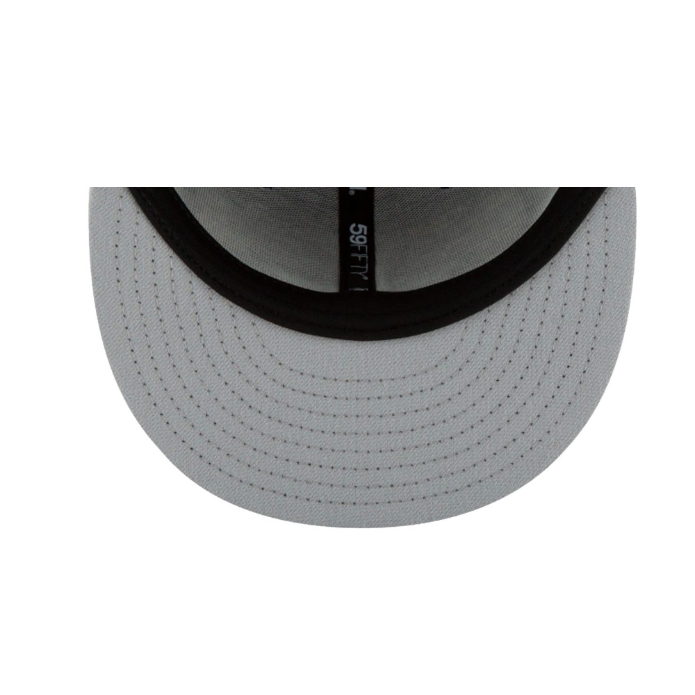 Gorra New Era Los Angeles Dodgers Black & White 59FIFTY Cerrada 11591149