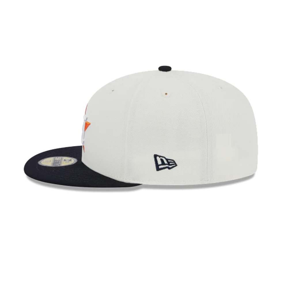 Gorra New Era Houston Astros MLB Throwback Collection 59FIFTY Cerrada blanca 60305775