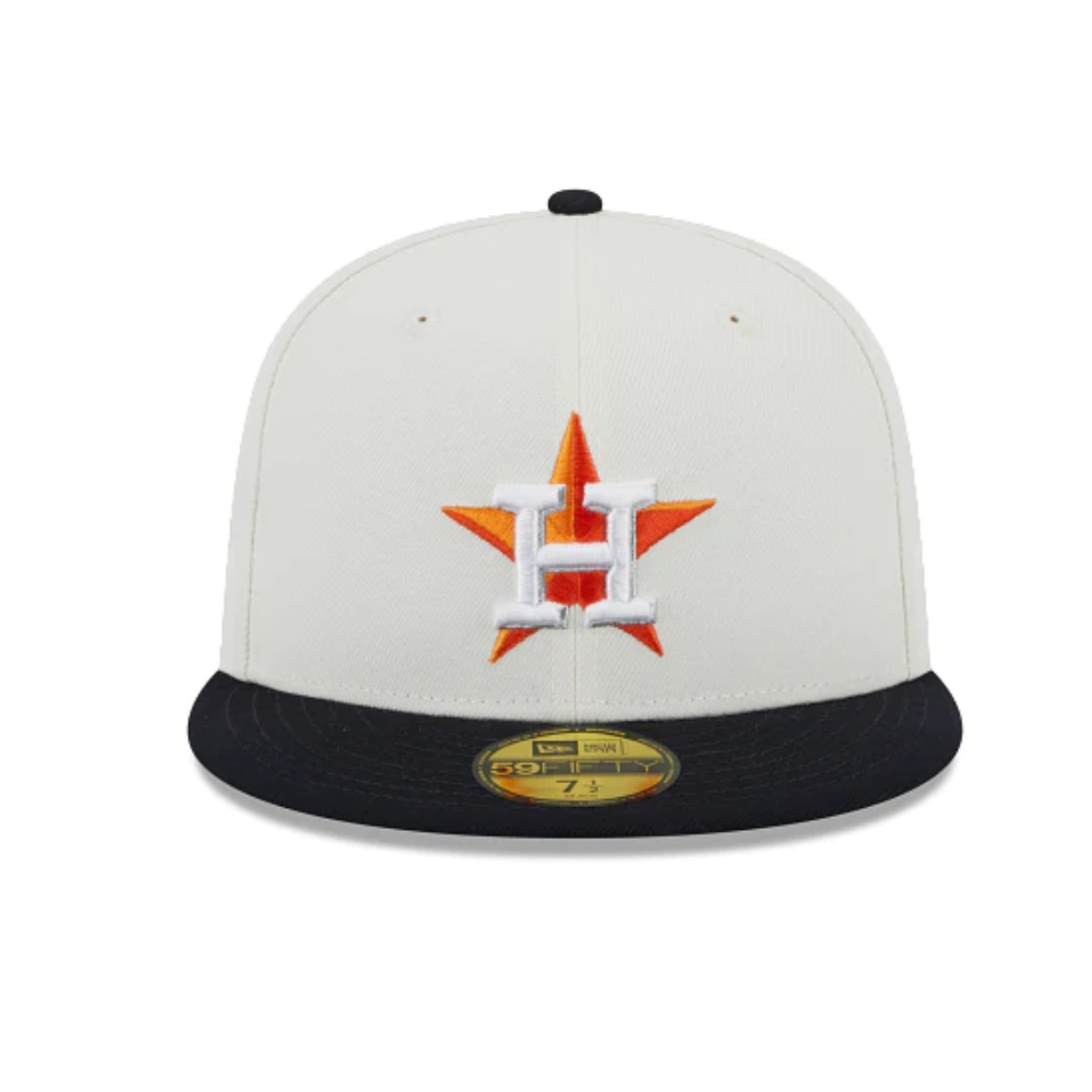 Gorra New Era Houston Astros MLB Throwback Collection 59FIFTY Cerrada blanca 60305775