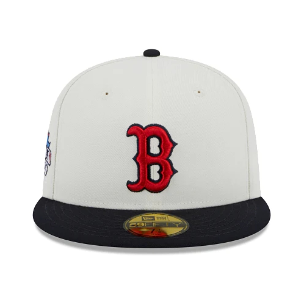 Gorra New Era Boston Red Sox MLB Throwback Collection 59FIFTY Cerrada Blanca 60305772