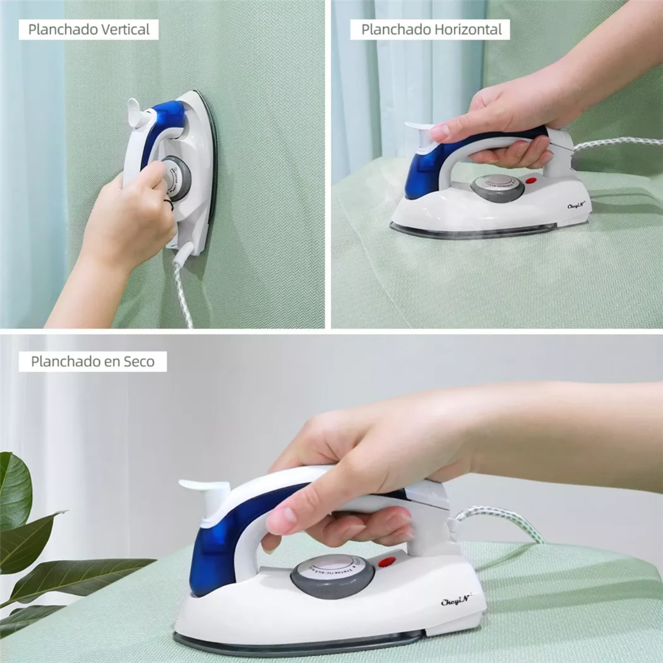 Plancha De Vapor Plegable Portátil Ckeyin Para Viajes