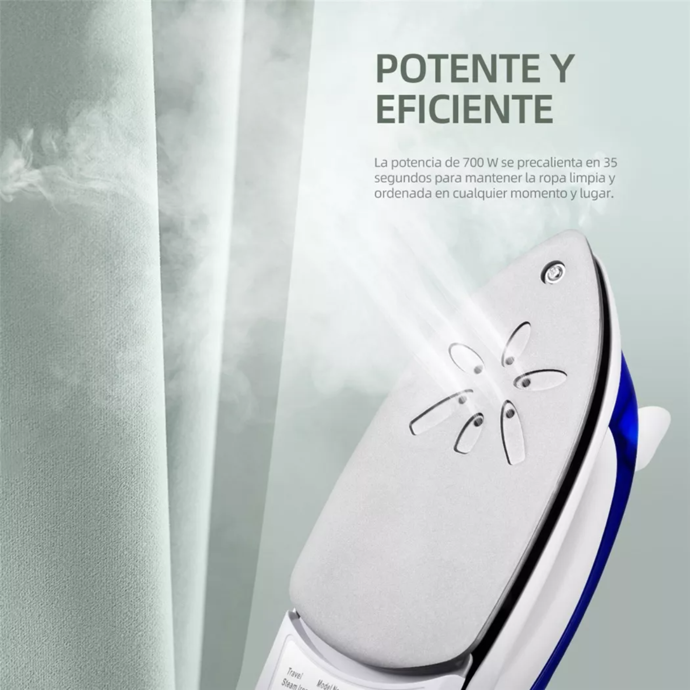 Plancha De Vapor Plegable Portátil Ckeyin Para Viajes