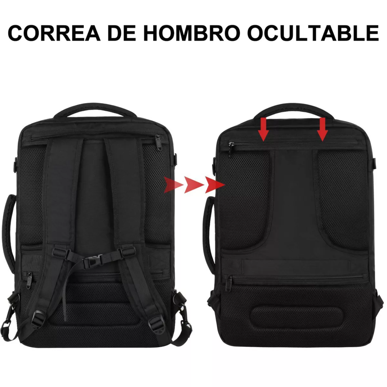 Mochila De Viaje Hombre Vancropak 1214, Aprobado Por Avión 10kg, 40L