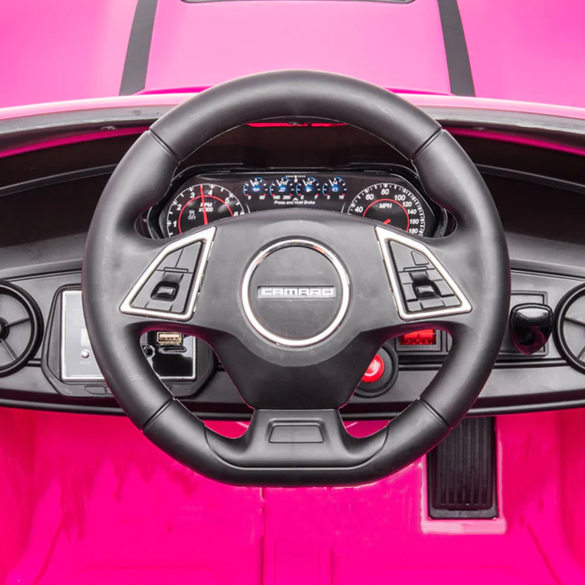 Carro Montable Electrico 12V Camaro Coupe HL558 Rosa