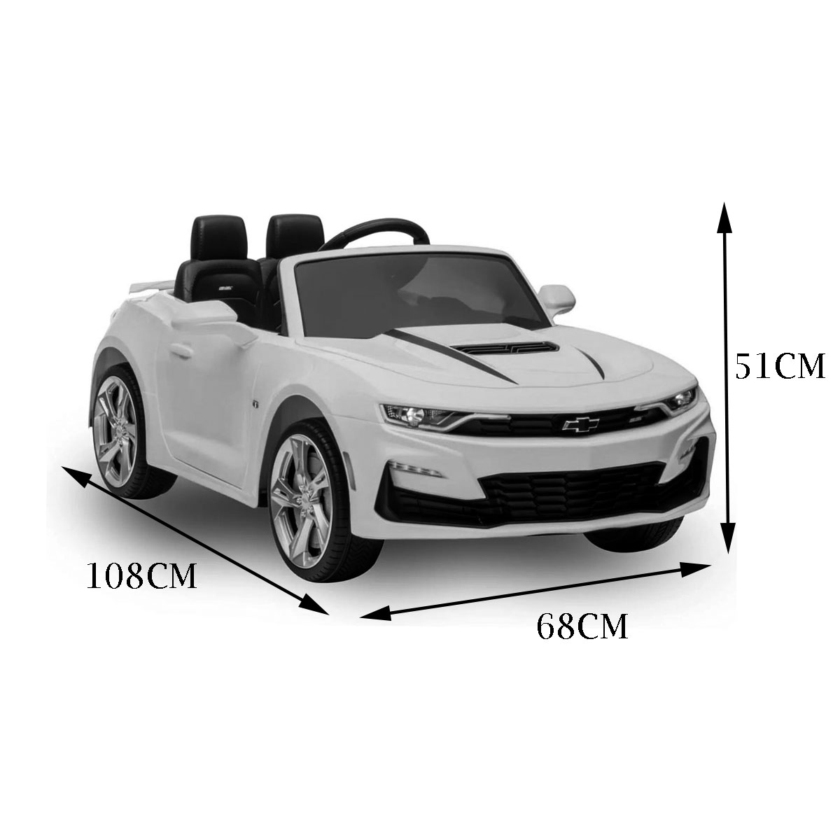 Carro Montable Electrico 12V Camaro Coupe HL558 Rosa