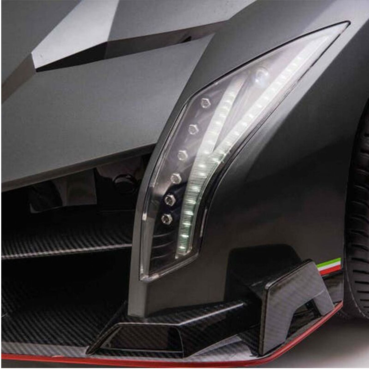 Carro Montable Electrico 12V Lamborghini Veneno XMX615B Negro
