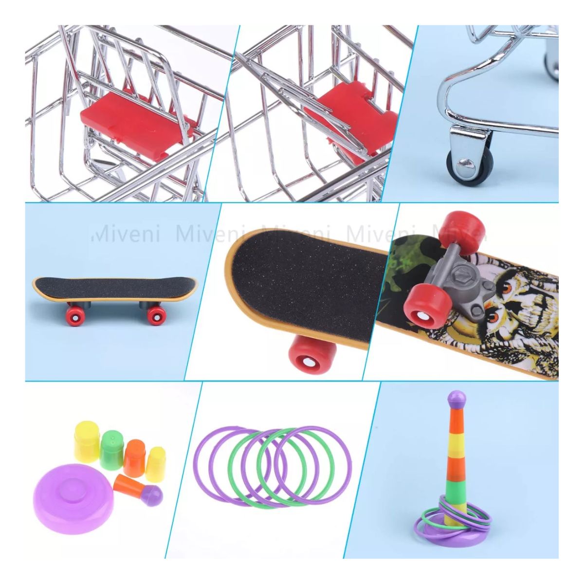 Juguete Para Aves Educativo Loro De Entrenamiento,7pcs 