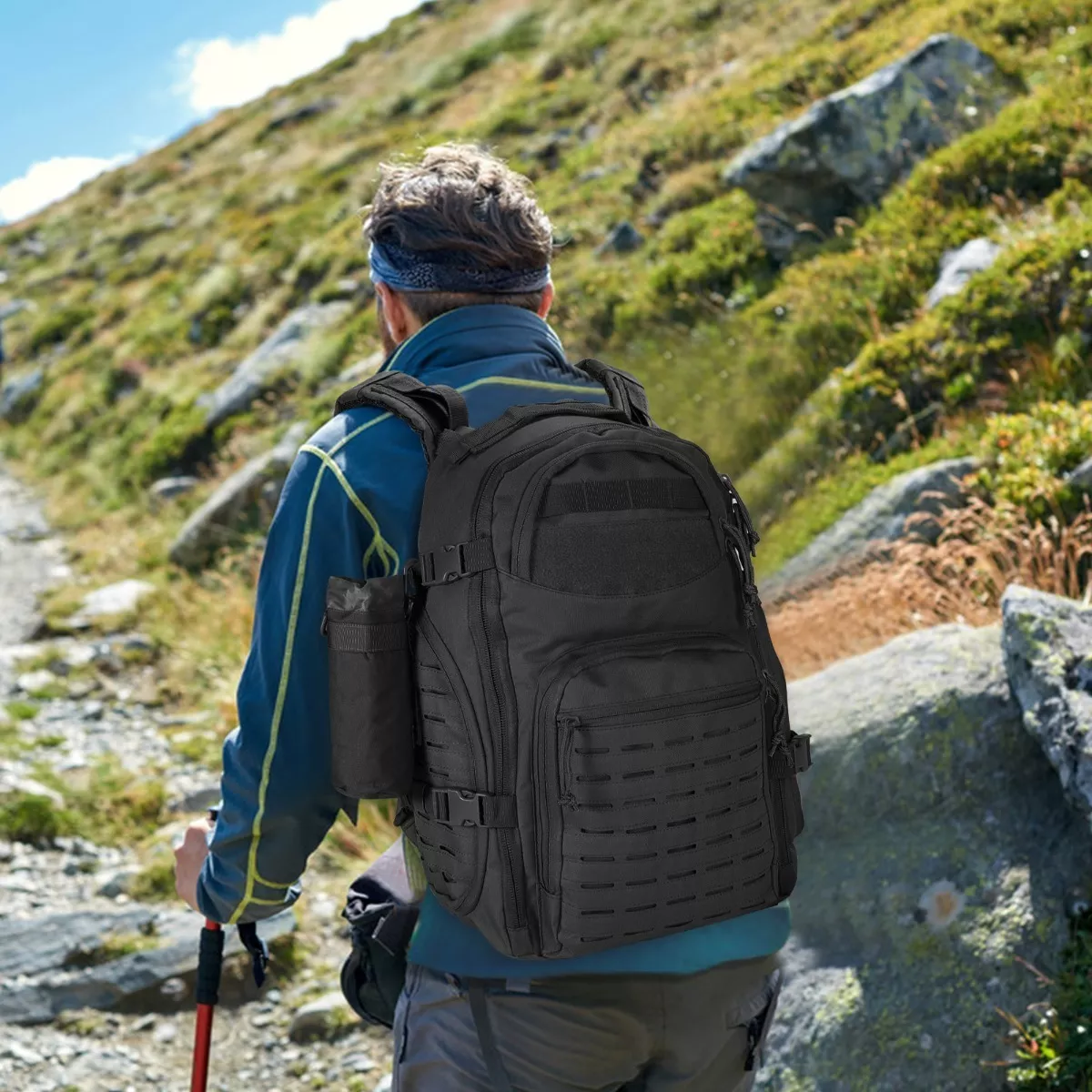 Mochila Militar Táctica Camping Impermeable Alta Calidad