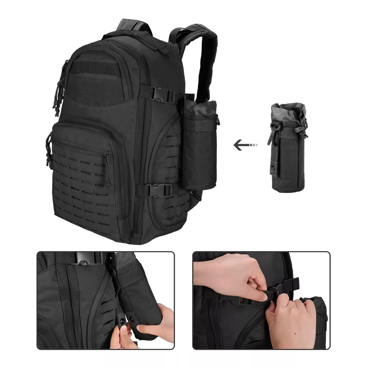 Mochila Militar Táctica Camping Impermeable Alta Calidad